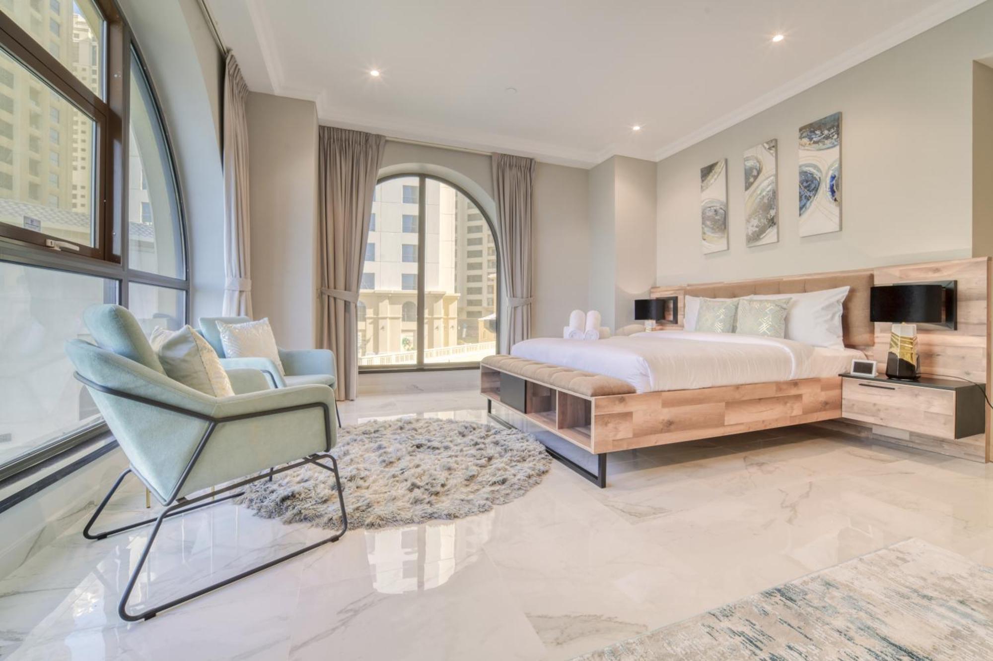 Luxurious 4 Bedroom Duplex With Terrace & Sea View ドバイ エクステリア 写真